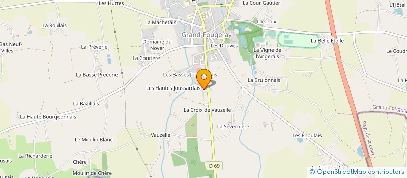 localisation de l'entreprise SAVEM  GRAND-FOUGERAY