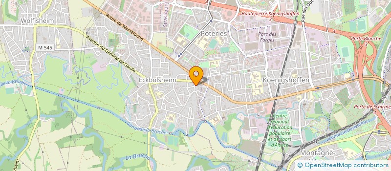 localisation de l'entreprise SAVEMO  ECKBOLSHEIM