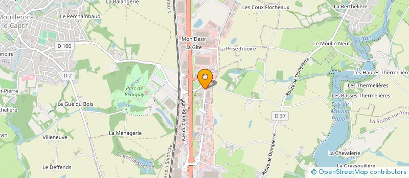 localisation de l'entreprise SAVENAY à MOUILLERON-LE-CAPTIF