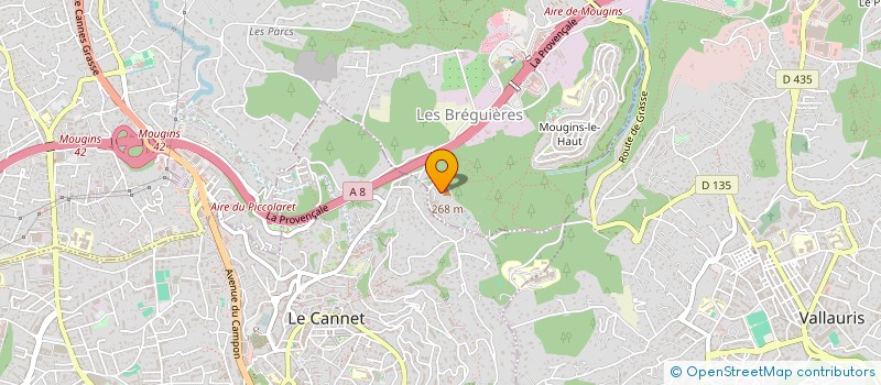 localisation de l'entreprise SAVENERGIE à MOUGINS