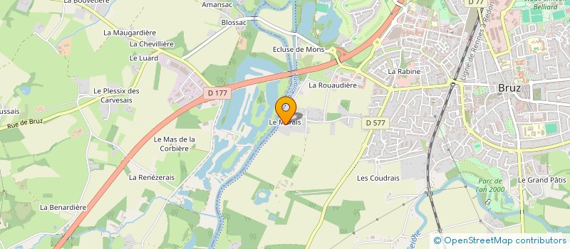 localisation de l'entreprise SAVENIMMO  BRUZ