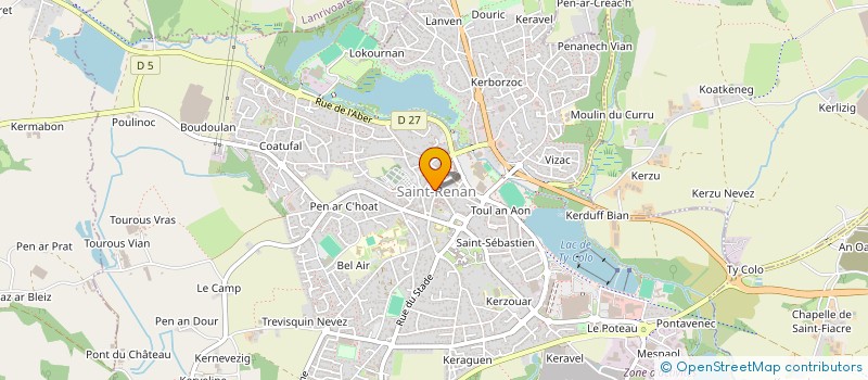 localisation de l'entreprise SAVENN INGENIERIE à SAINT-RENAN