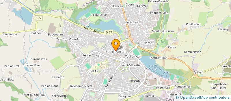 localisation de l'entreprise SAVENN SAINT-RENAN à SAINT-RENAN