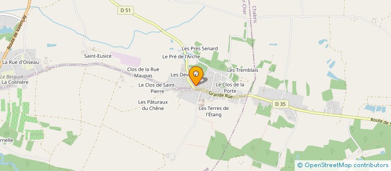 localisation de l'entreprise SAVEOFFICE à SELLES-SUR-CHER