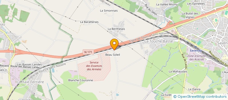 localisation de l'entreprise SAVEPERLE  SAVENAY