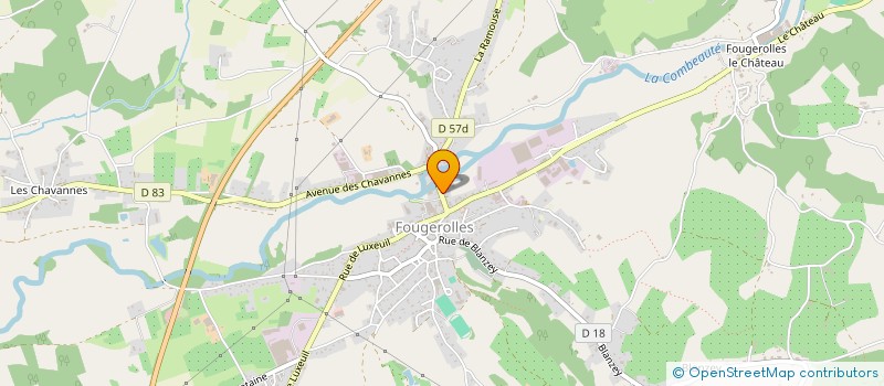 localisation de l'entreprise SAVERIO  FOUGEROLLES-SAINT-VALBERT