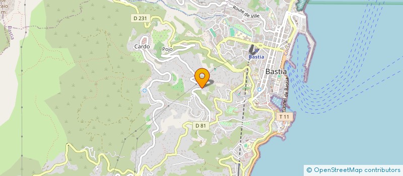 localisation de l'entreprise SAVERIU à BASTIA