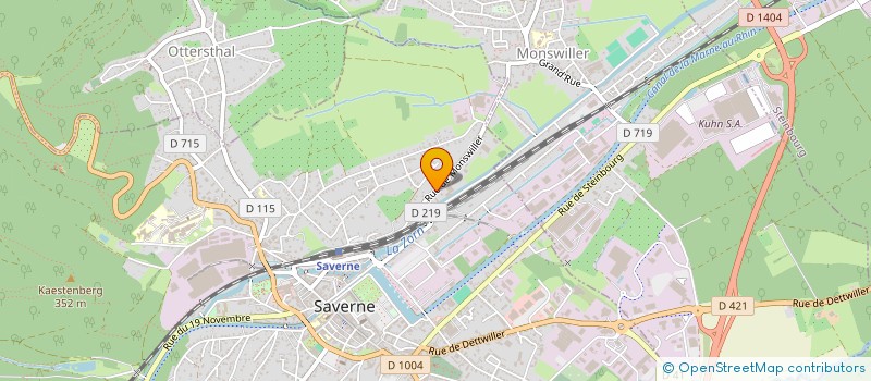 localisation de l'entreprise SAVERNE CARRELAGES à SAVERNE