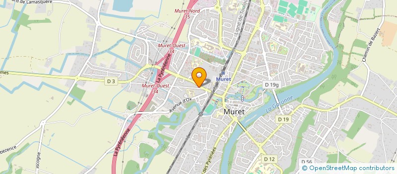 localisation de l'entreprise SAVERT à MURET