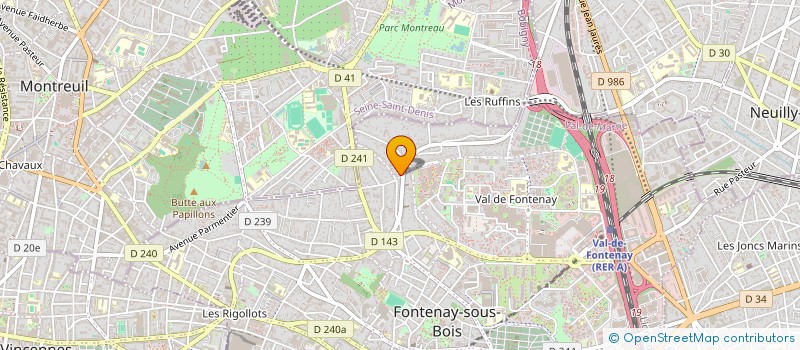 localisation de l'entreprise SAVERUS DU MANDE à FONTENAY-SOUS-BOIS
