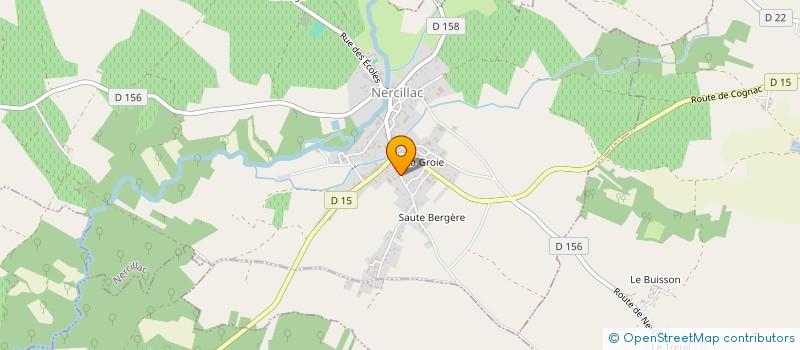 localisation de l'entreprise SAVES  NERCILLAC