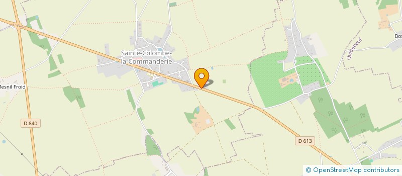 localisation de l'entreprise SAVESCU  SAINTE-COLOMBE-LA-COMMANDERIE
