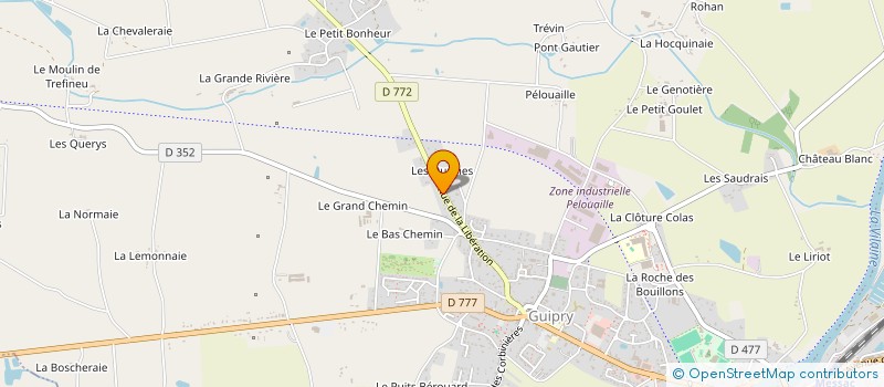 localisation de l'entreprise SAVETEERIEN KRAMPOUEZH SILZIG  GUIPRY-MESSAC