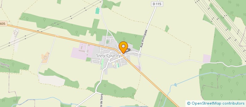 localisation de l'entreprise SAVETEUX  SIVRY-COURTRY