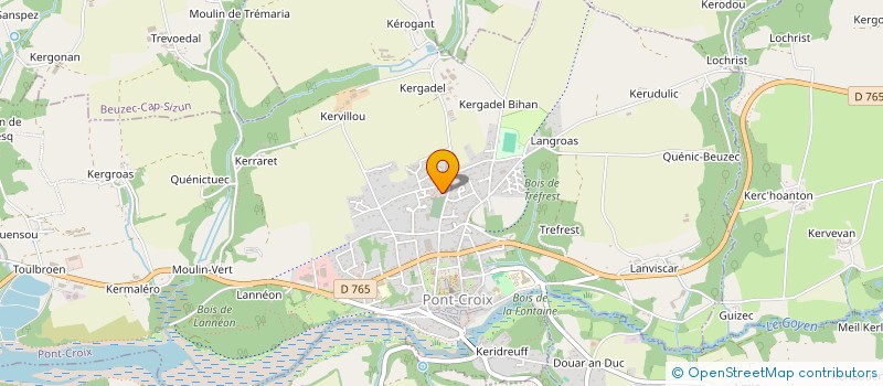 localisation de l'entreprise SAVEUR-BAOBAB  PONT-CROIX