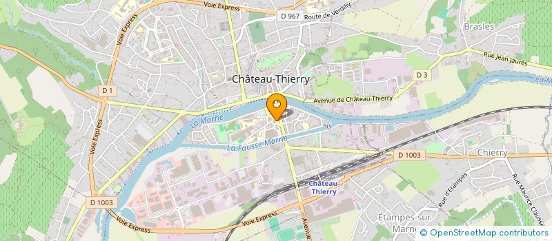 localisation de l'entreprise SAVEUR DE L'ISLE à CHATEAU-THIERRY