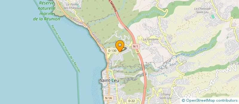 localisation de l'entreprise SAVEUR DU COEUR  SAINT-LEU