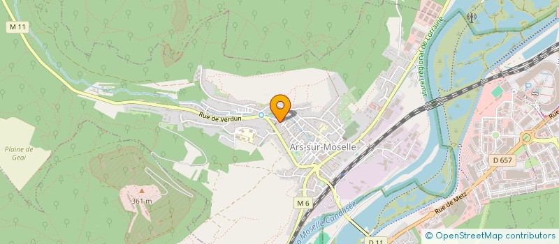 localisation de l'entreprise SAVEUR'EST  ARS-SUR-MOSELLE