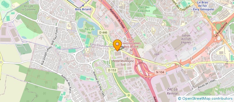 localisation de l'entreprise SAVEUR LISSES  LISSES