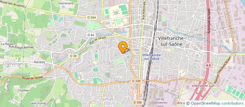 localisation de l'entreprise SAVEUR NATURE à VILLEFRANCHE-SUR-SAONE