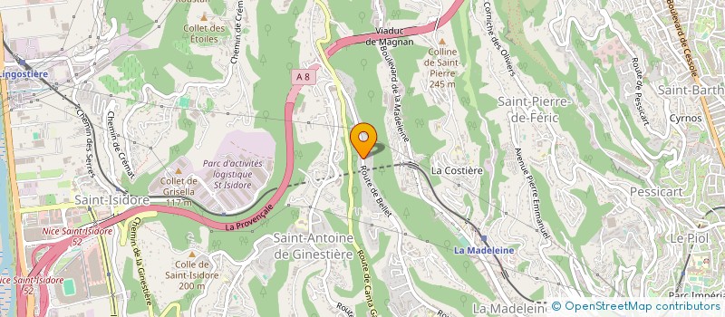 localisation de l'entreprise SAVEUR NATURE à NICE