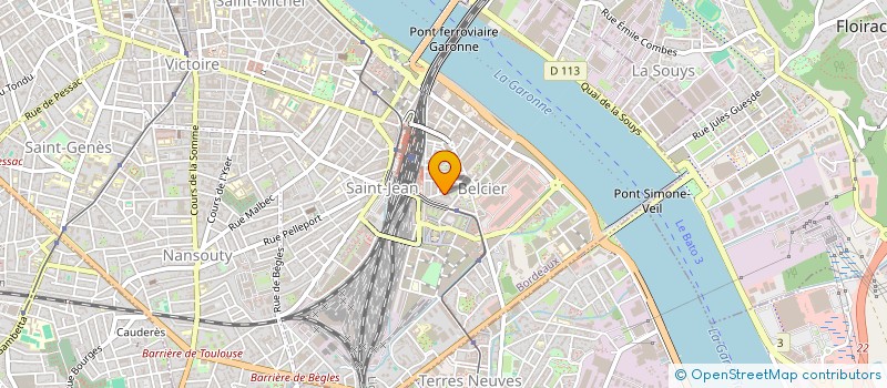 localisation de l'entreprise SAVEUR RAIL  BORDEAUX