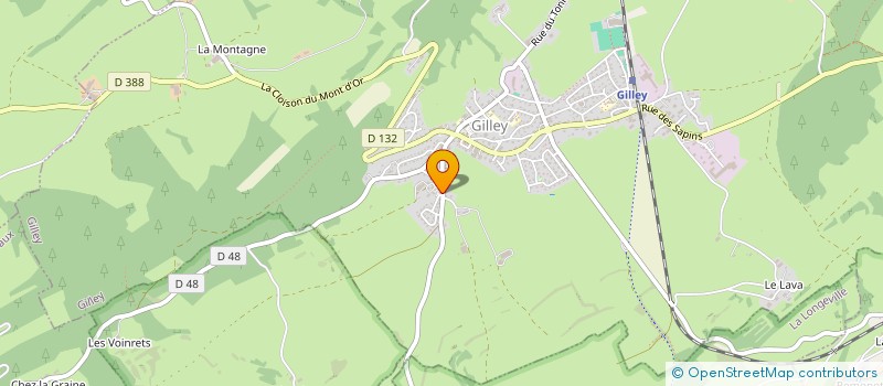 localisation de l'entreprise SAVEUR VIVRE  GILLEY