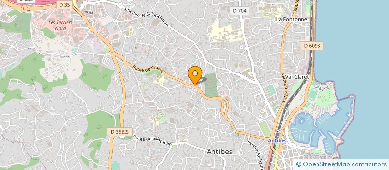 localisation de l'entreprise SAVEUR-VIVRE-TRAITEUR à ANTIBES