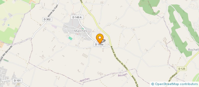 localisation de l'entreprise SAVEURS à MARCHES