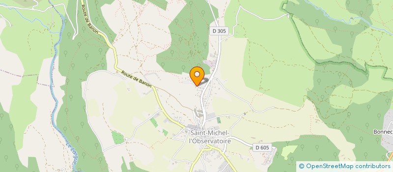 localisation de l'entreprise SAVEURS ALPINES à SAINT-MICHEL-L'OBSERVATOIRE