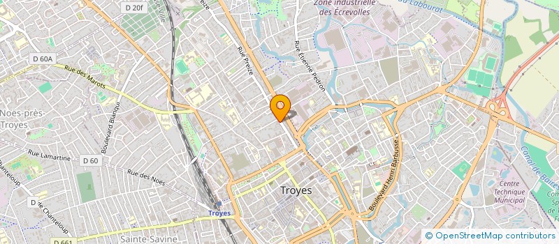 localisation de l'entreprise SAVEURS AUBE SERVIR 10  TROYES