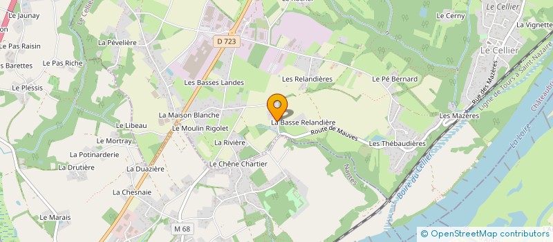 localisation de l'entreprise SAVEURS BOTTEES à LE CELLIER