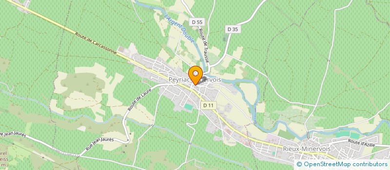 localisation de l'entreprise SAVEURS CONVIVIALES  PEYRIAC-MINERVOIS