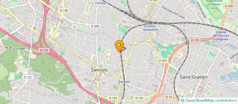 localisation de l'entreprise SAVEURS CROQ  SANNOIS