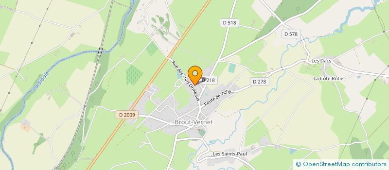 localisation de l'entreprise SAVEURS D'ANDALOUSIE à BROUT-VERNET