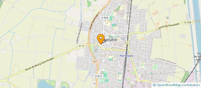 localisation de l'entreprise SAVEURS D'ANTAN à PIERRELATTE
