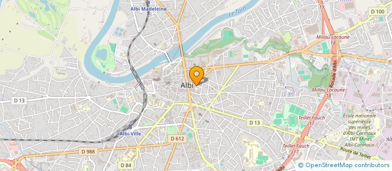 localisation de l'entreprise SAVEURS D'ASIE à ALBI