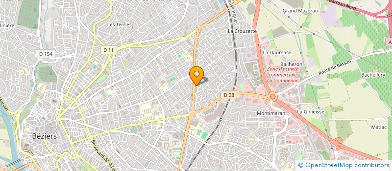 localisation de l'entreprise SAVEURS D'ASIE à BEZIERS