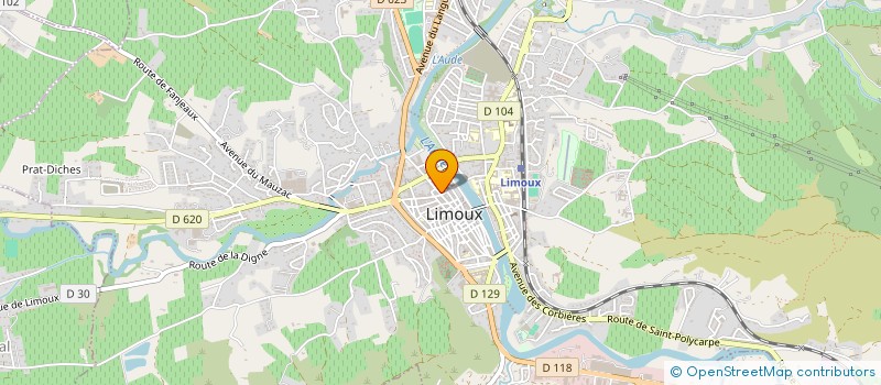 localisation de l'entreprise SAVEURS D'AUDE ET CREATIONS à LIMOUX