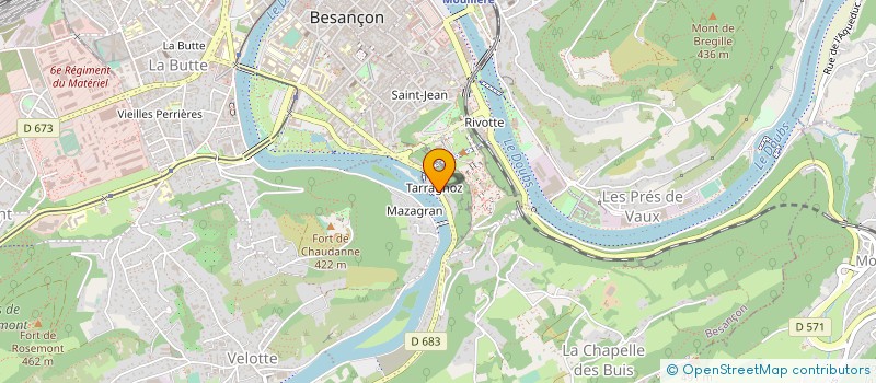 localisation de l'entreprise SAVEURS D'AUTREFOIS  BESANCON