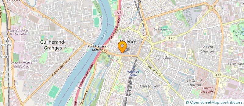 localisation de l'entreprise SAVEURS D'ENFANCE à VALENCE