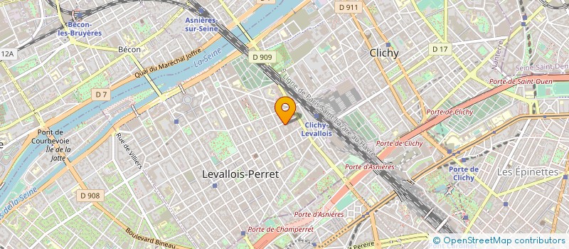 localisation de l'entreprise SAVEURS D'ETOILES à LEVALLOIS-PERRET