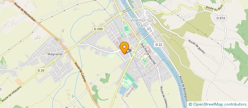 localisation de l'entreprise SAVEURS D'OLIVES à VILLEMUR-SUR-TARN