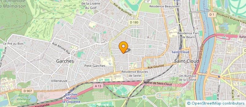 localisation de l'entreprise SAVEURS D'OUTRE-RHIN à SAINT CLOUD
