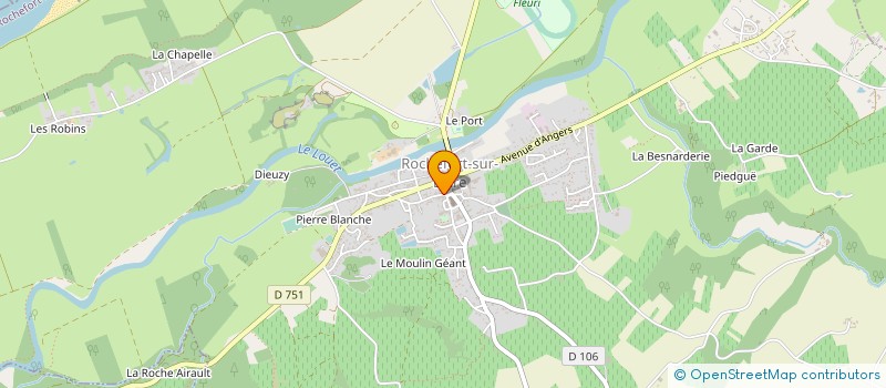 localisation de l'entreprise SAVEURS DAILLEURS à ROCHEFORT-SUR-LOIRE