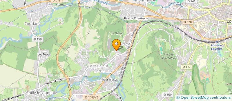 localisation de l'entreprise SAVEURS DE FRANCHE COMTE à MESSIA-SUR-SORNE