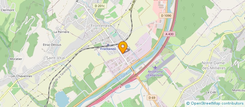 localisation de l'entreprise SAVEURS DE L'ARTISAN  FRONTENEX