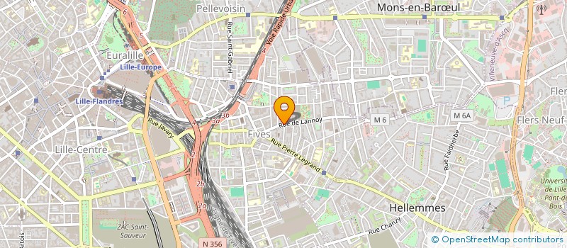 localisation de l'entreprise SAVEURS DE L'ORIENT à LILLE