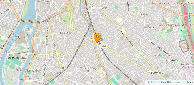 localisation de l'entreprise SAVEURS DE LA COUR DE VILLE à TOULOUSE
