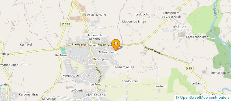 localisation de l'entreprise SAVEURS DE LEON à PLOUZEVEDE